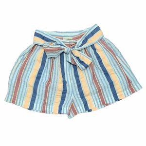 Ulla Johnson Stripped Mini Shorts Size 2